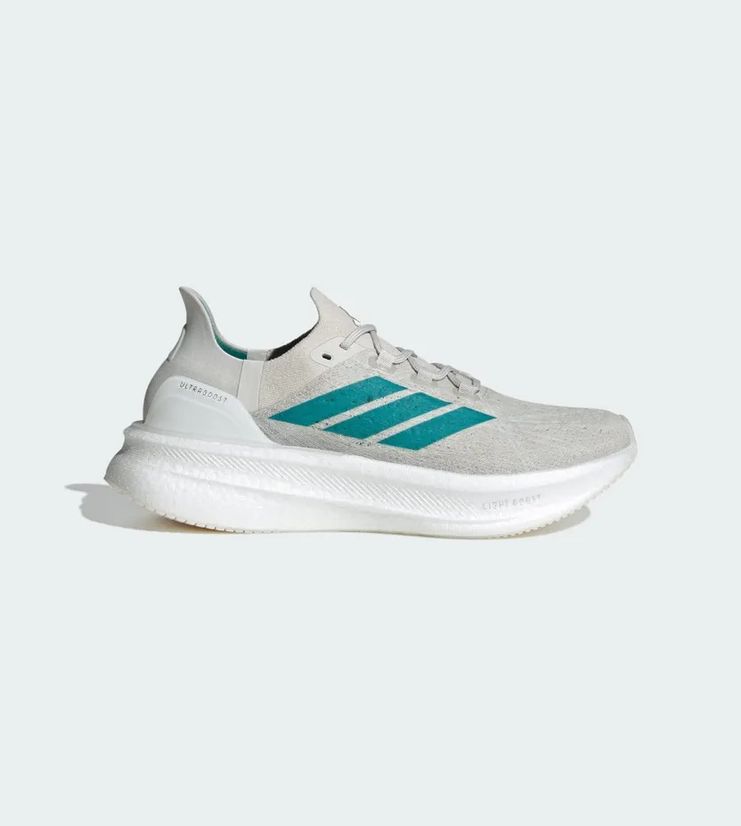 Adidas Ultraboost 5 Strung Shoes Grey One / Pure Teal / Cloud White (JQ2944)