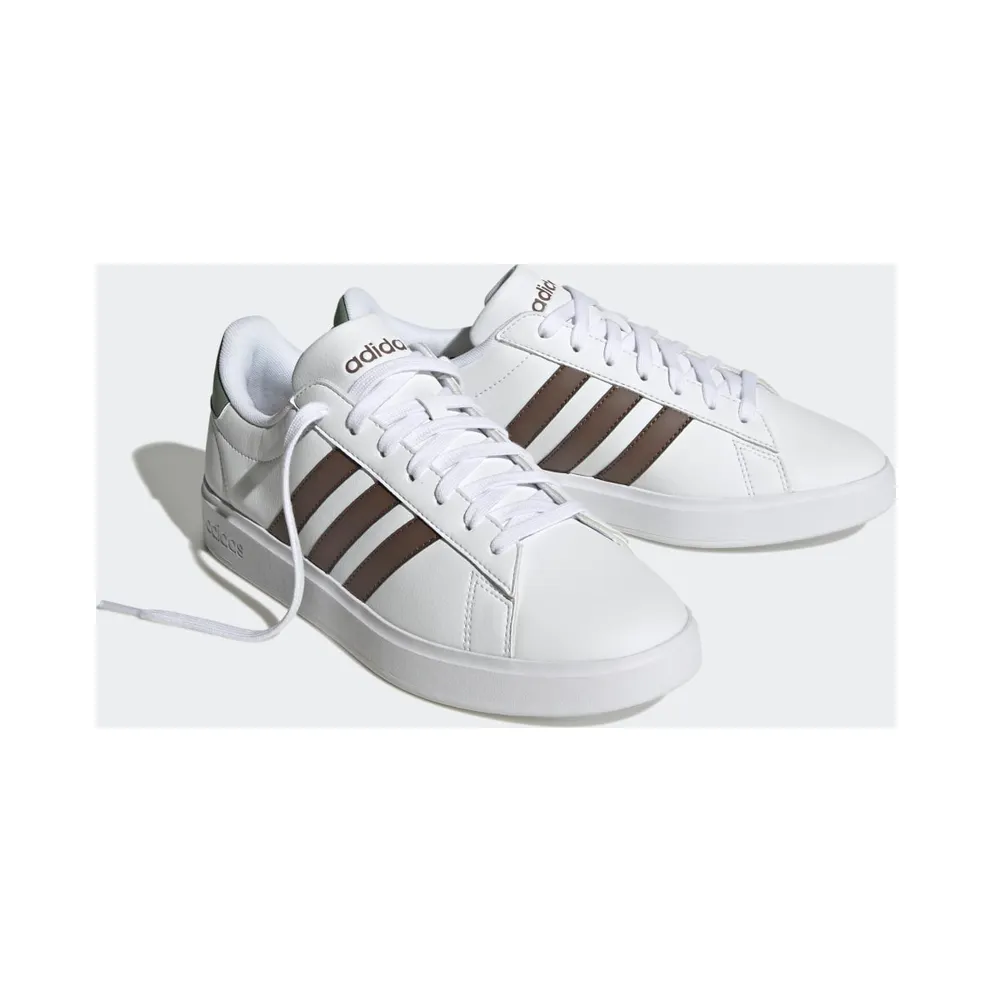 Adidas Grand Court Cloudfoam Lifestyle Court Comfort Cloud White / Earth Strata / Silver Green (HP2536)