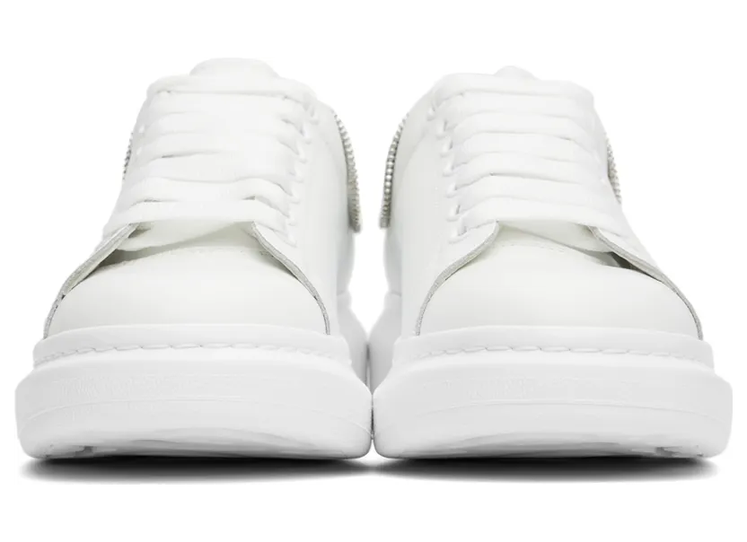 Alexander McQueen White Oversized Larry Zip Sneakers (688521WIB9P9071) (2)