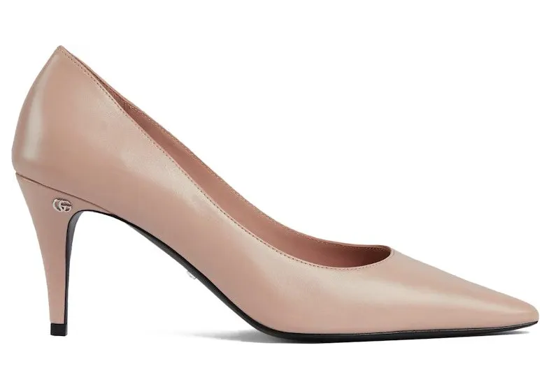 Gucci GG Mid-heel 75mm Pump Light Pink (738683 C9D00 6705)