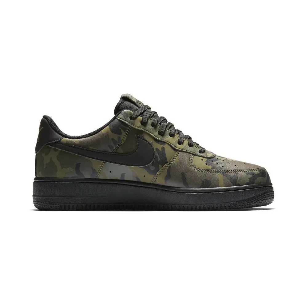 Nike Air Force 1 Low Reflective Woodland Camo Medium Olive/Black (718152-203)