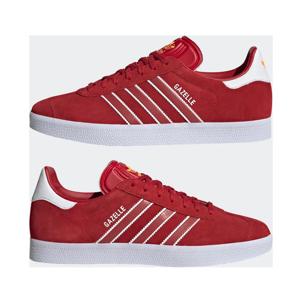 Adidas Gazelle Cloud White / Team Power Red / Team Colleg Gold (GX9880)
