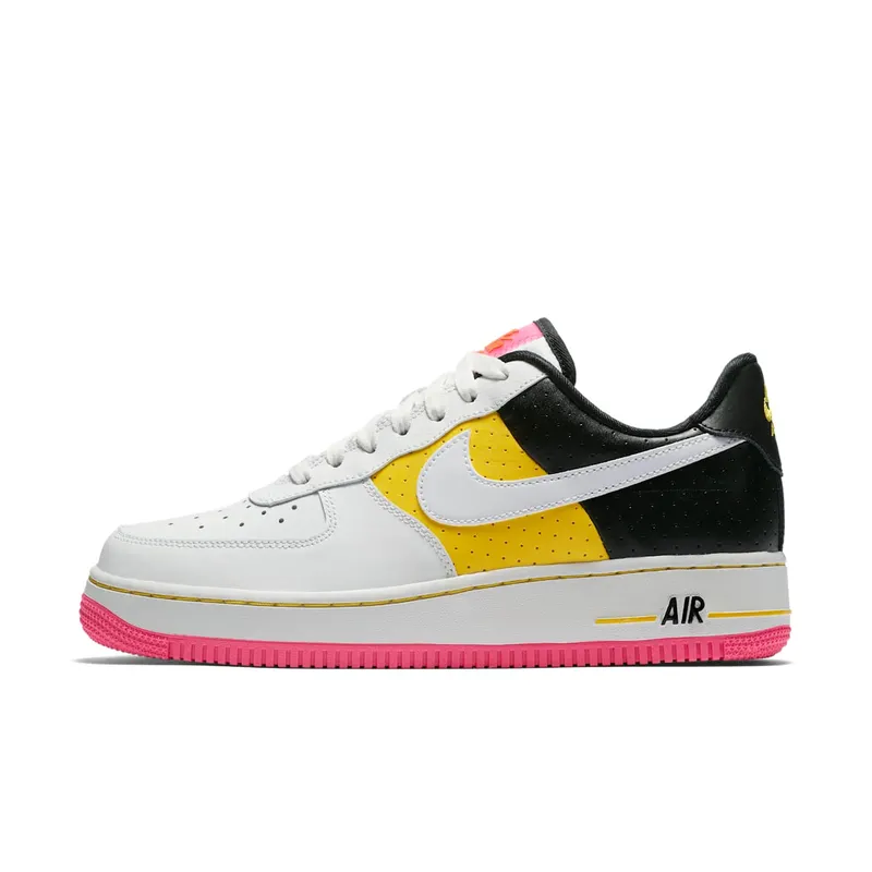 Nike Air Force 1 Low Moto (W) Summit White/White-Tour Yellow-Black (AT2583-100)