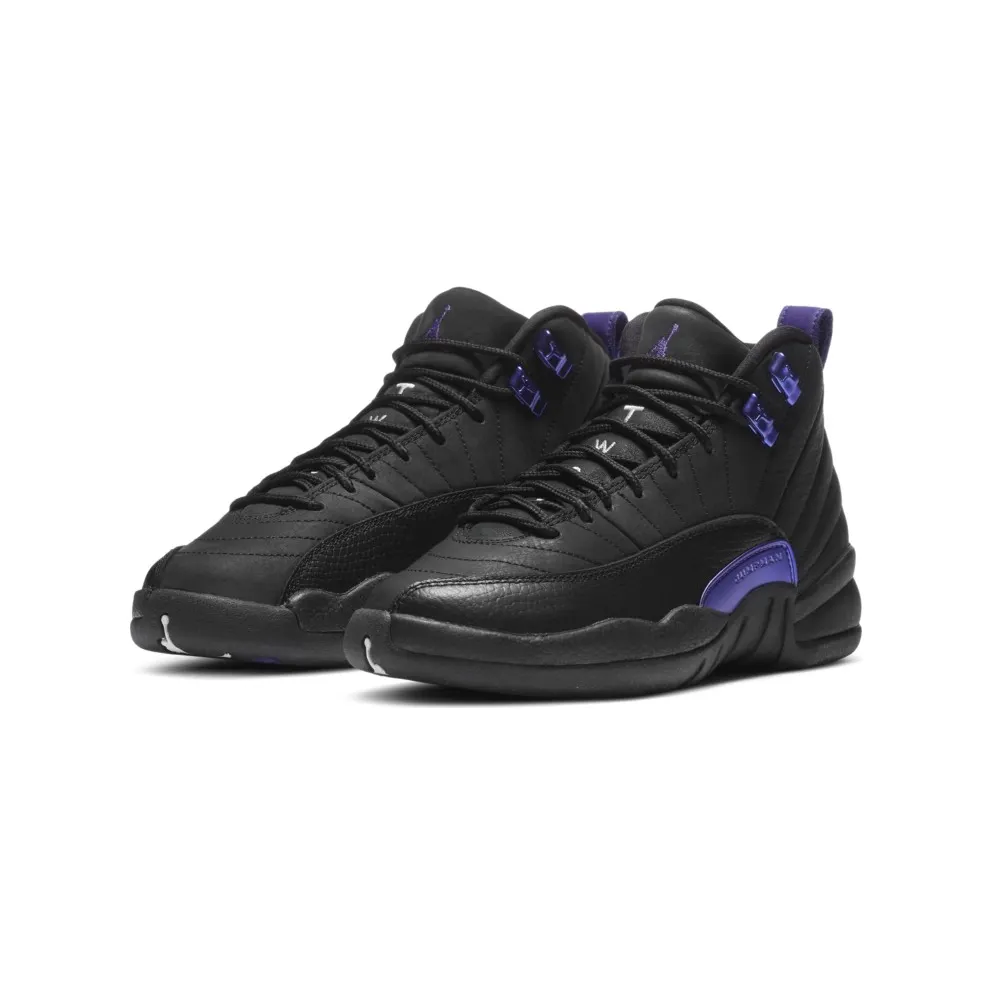 Jordan 12 Retro Black Dark Concord (GS) Black/Black-Dark Concord (DH0905-005)