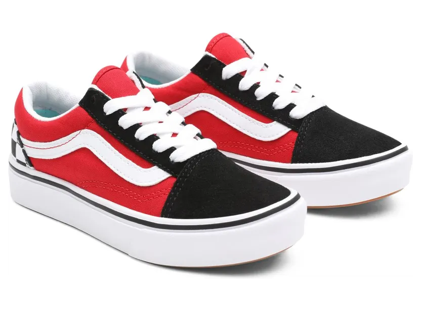 VANS Checkerboard Comfycush Old Skool Kinderschoenen Zwart (VN0A4U1Q35U)
