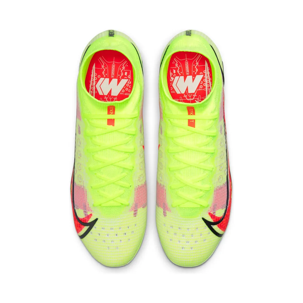 Nike Mercurial Superfly 8 Elite FG Volt Black Bright Crimson (CV0958-760)