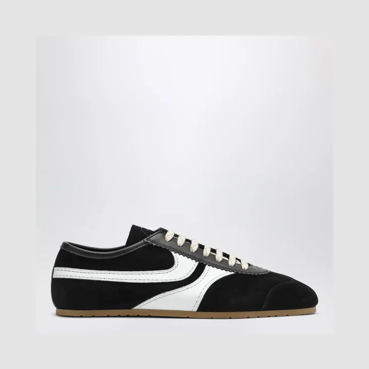 Dries Van Noten Schwarzer und weißer und Wildleder 0217000133/ (0217000133)