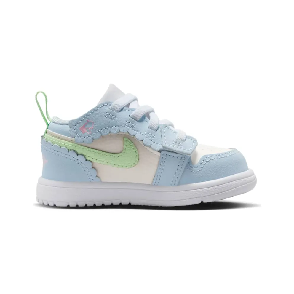 Air Jordan 1 Half Blue/Sail/White/Vapor Green (IB7120-403)