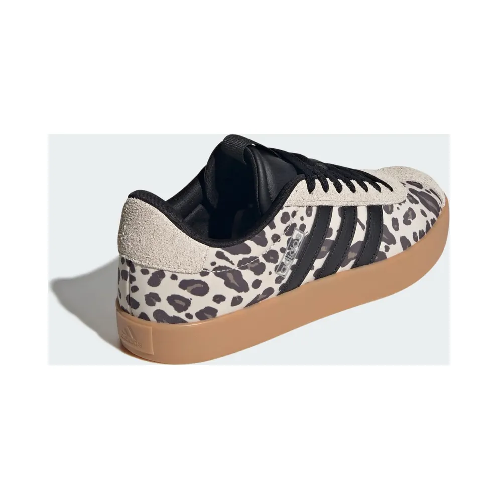 Adidas VL COURT 3.0 Crystal Linen / Core Black / Khaki Six “Leopard” (KI2689)