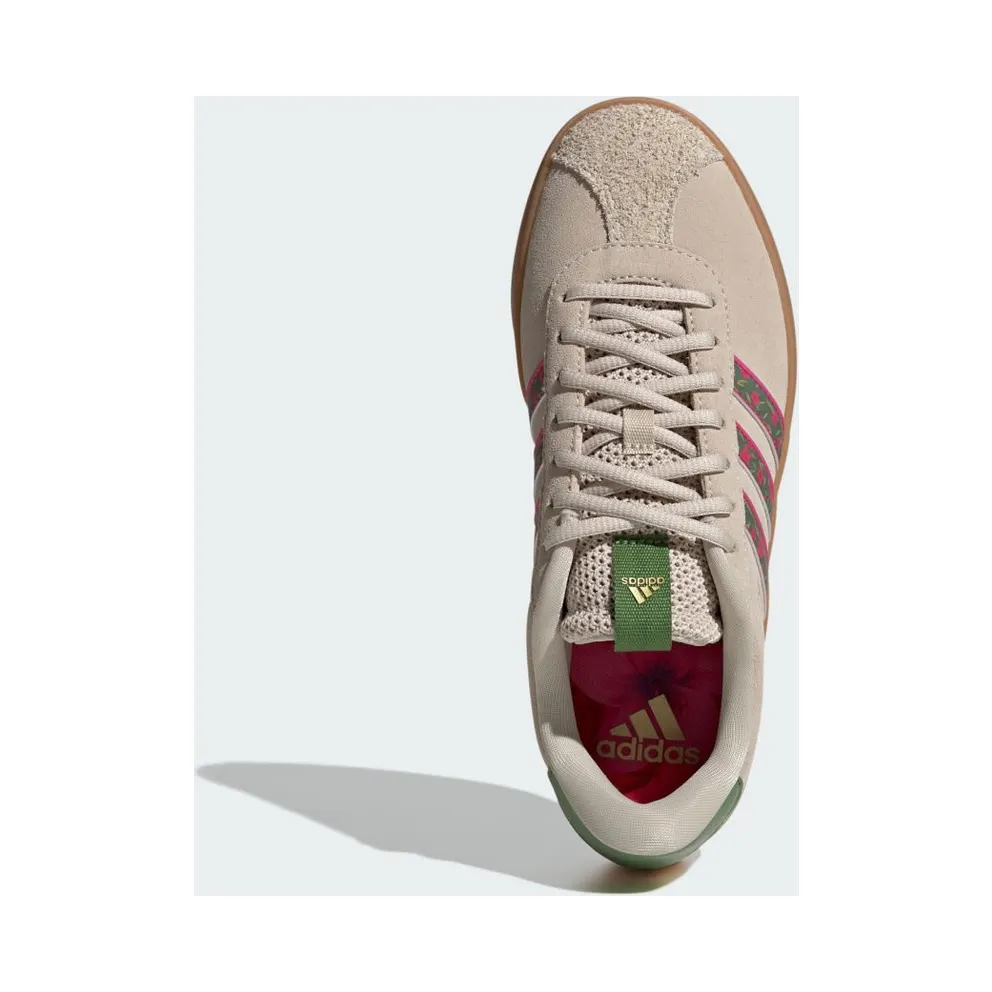 Adidas VL COURT 3.0 Shoes Crystal Linen / Crew Green / Bahia Magenta (KI3355)