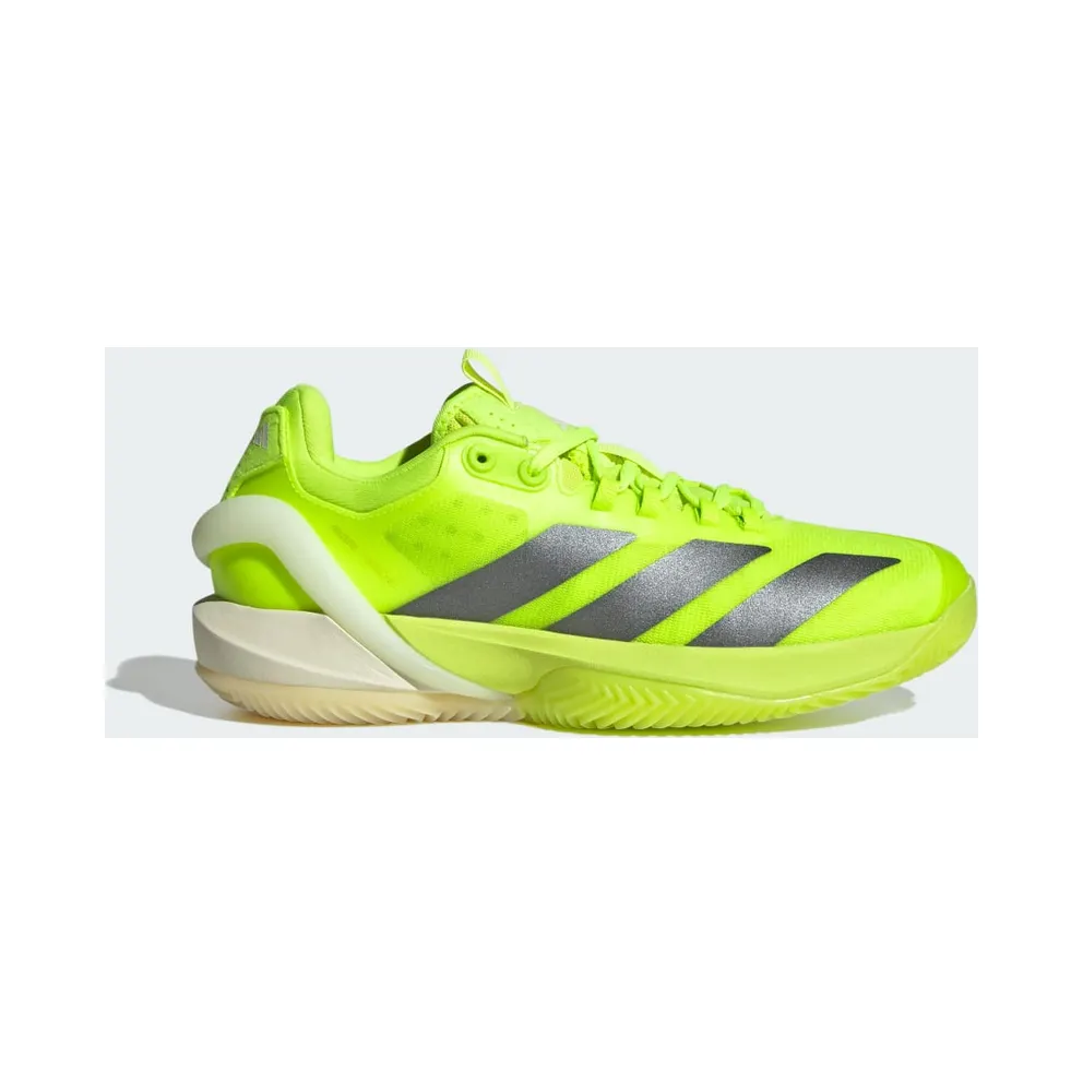 Adidas Adizero Cybersonic 2 Clay Tennisschuhe Lucid Lemon / Iron Metallic / Off White (IH8101)