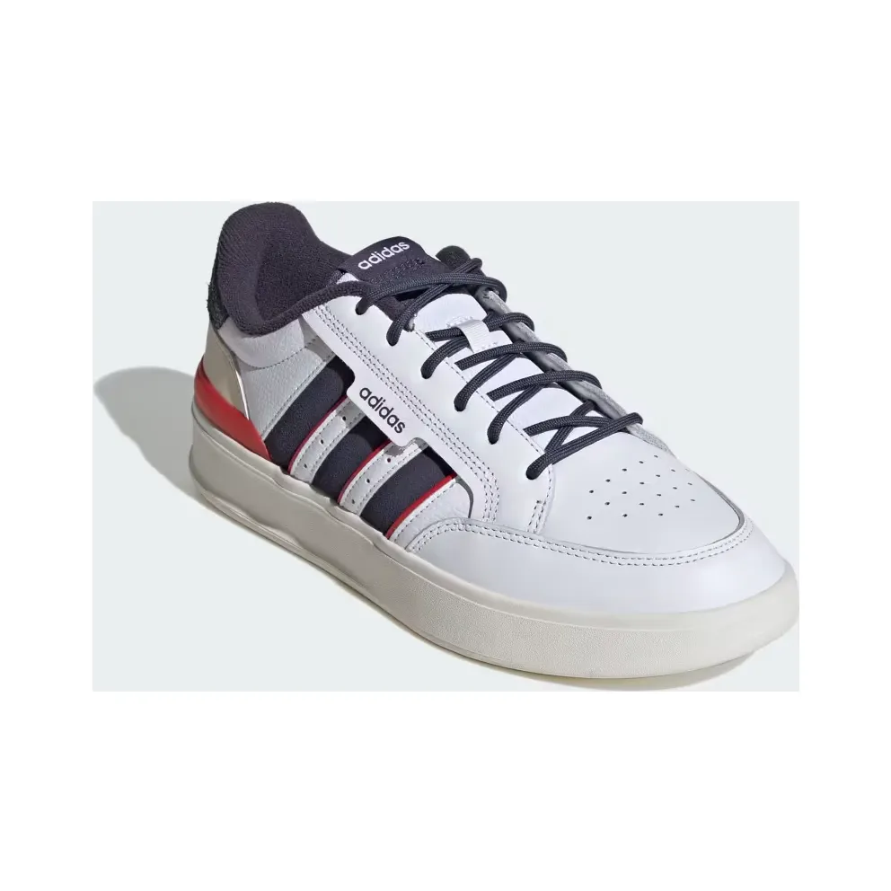 adidas Aspyre 3-stripes “Cloud White / Shadow Navy / Pure Ruby” (HQ7313)