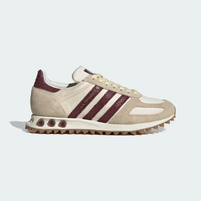 adidas LA Trainer OG “Warm Vanilla / Shadow Red / Gold Metallic” (KK2445)