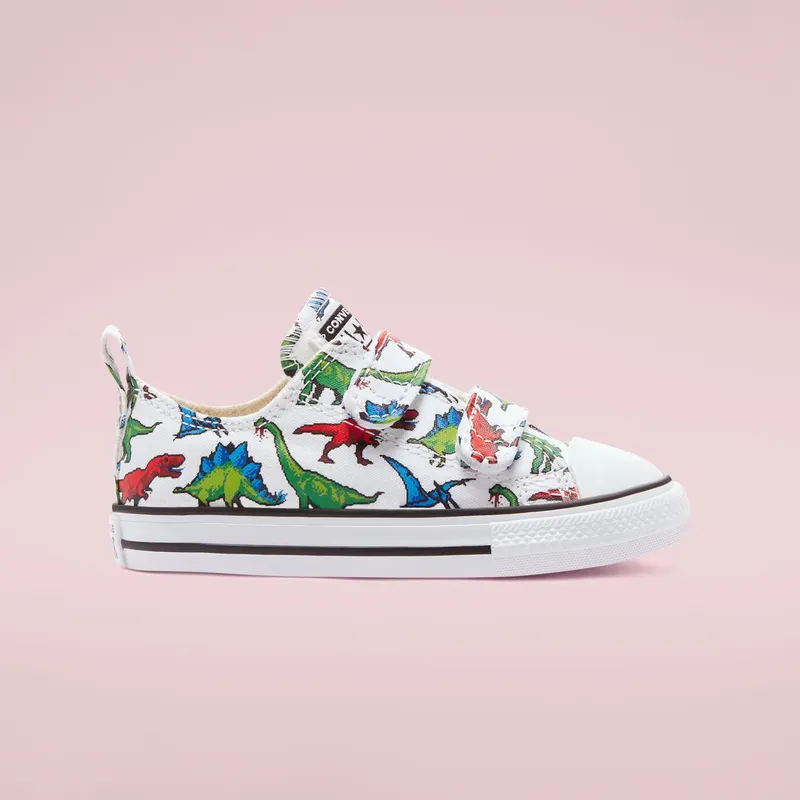Converse 8-Bit Easy-On Chuck Taylor All Star Low Top White/green/university Red (770166C)