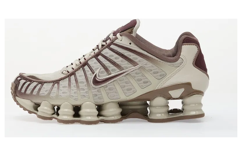 Nike Shox TL Light Bone Burgundy Crush