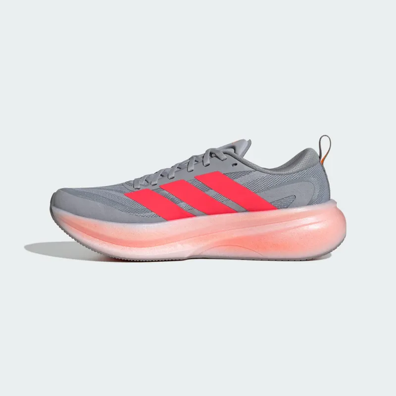 Adidas SUPERNOVA GLIDE Running Shoes Halo Silver / Lucid Red / Grey (KI8024)