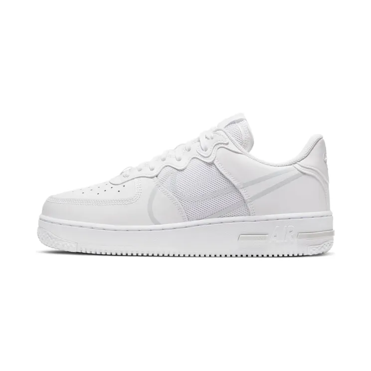 Nike Air Force 1 React White – “White / Pure Platinum” (CT1020-101)