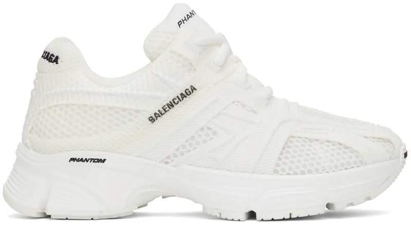 Balenciaga White Phantom Sneakers (678869-W2E92-9000)