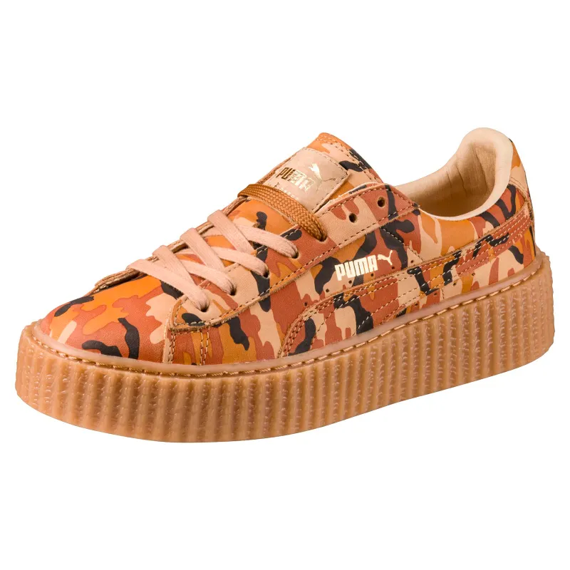 Puma Creepers Rihanna Fenty Camo Orange/Orange/Oatmeal (363277-01)