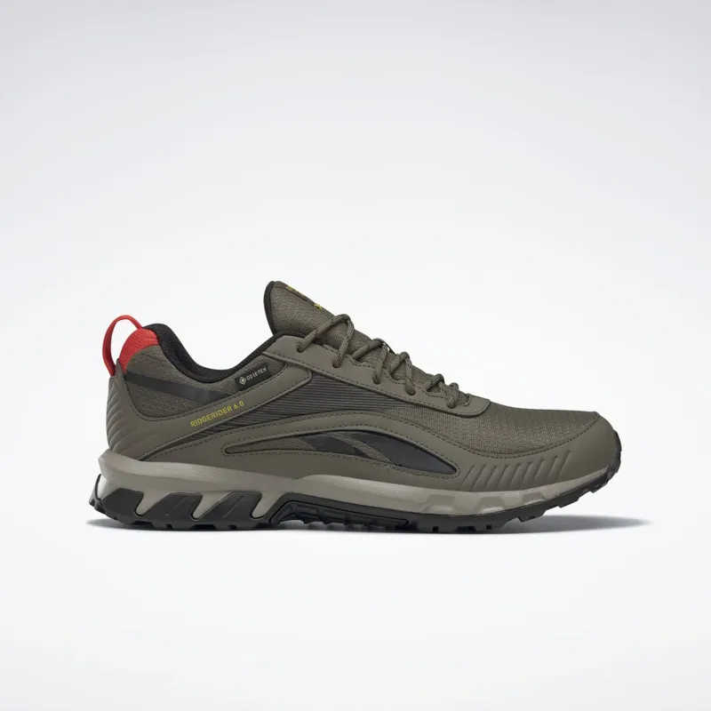 Reebok Ridgerider 6 Gore-Tex Schoenen Army Green / Core Black / Dynamic Red