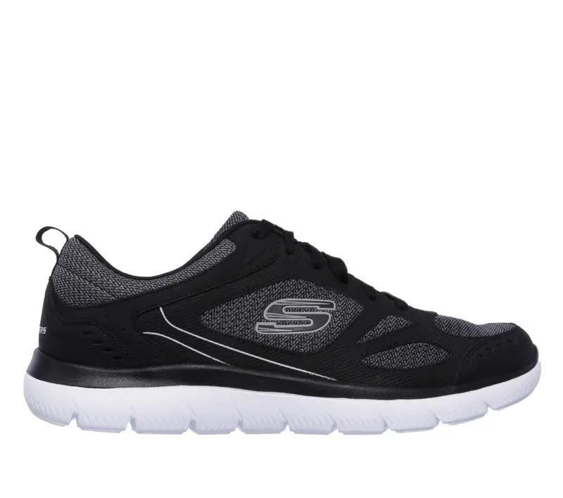 Skechers Summits – South Rim – Black / White – “Black” (52812 BKW)