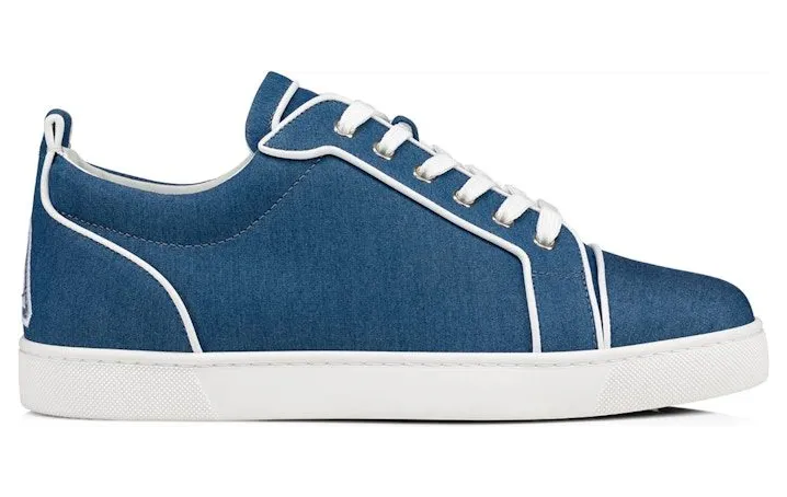 Christian Louboutin Varsijunior Flat Blue White (1230874 BL72)