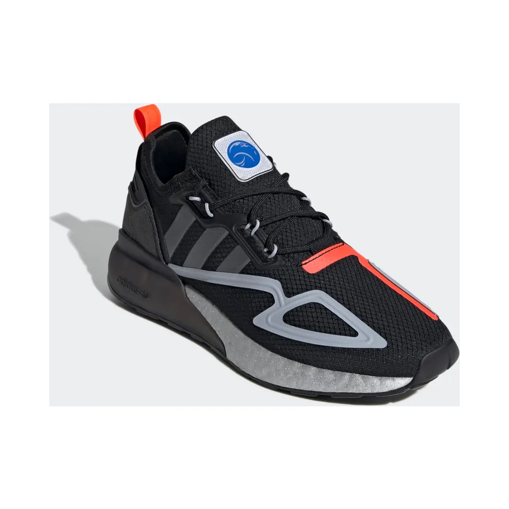 adidas ZX 2K Boost Core Black / Halo Silver / Glow Blue (FY5724)