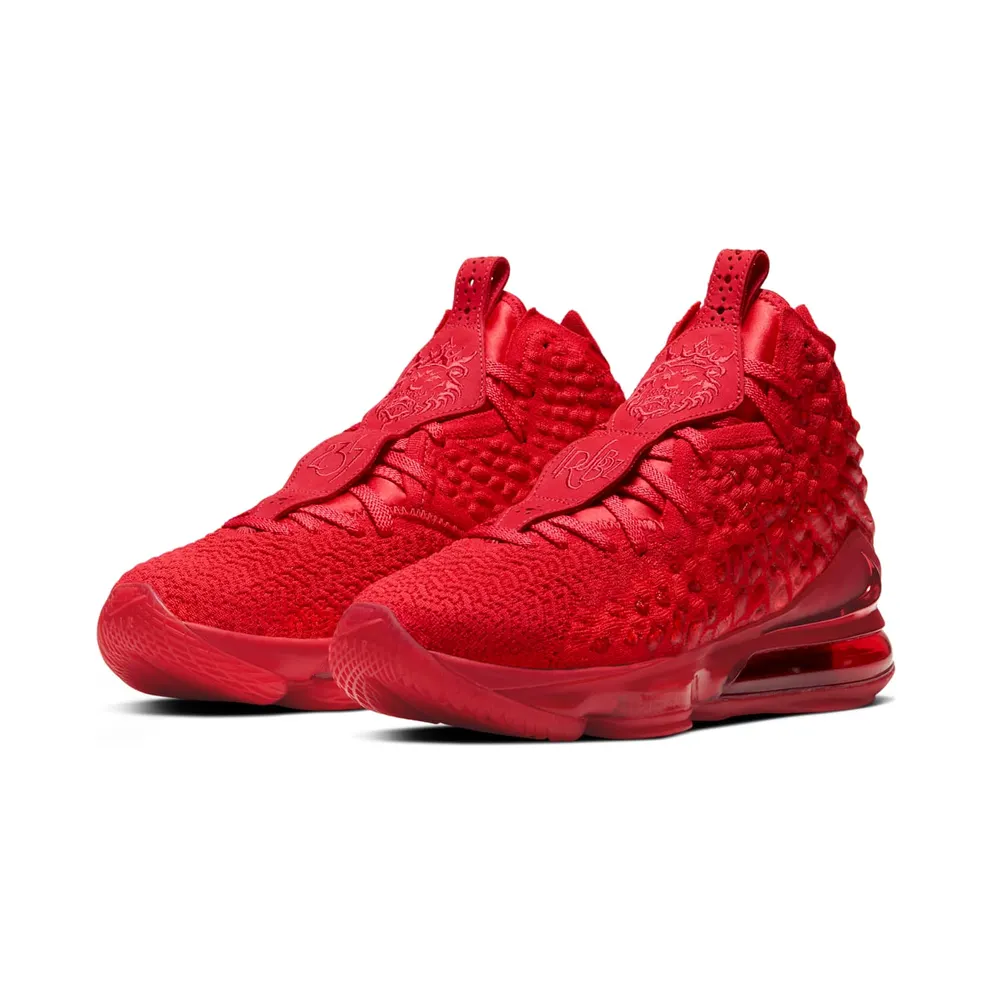 LeBron 17 “Red Carpet” University Red/University Red (BQ3177-600)