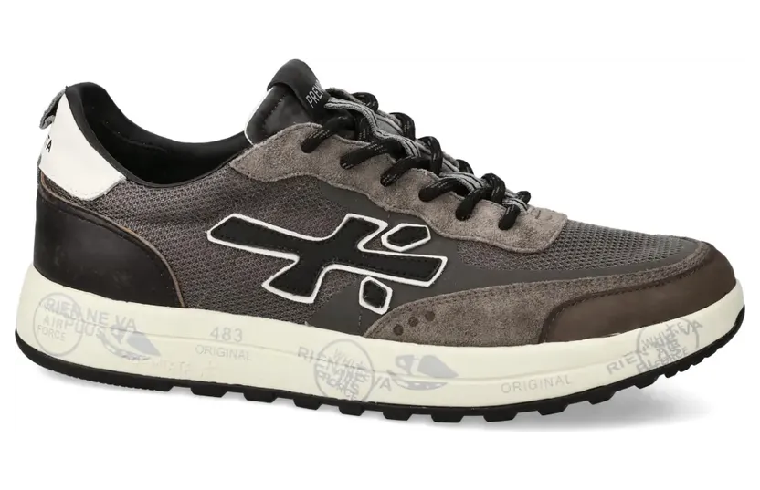 Premiata Nous 7725 mit Wildledereinsätzen “Brown” (NOUS7725)