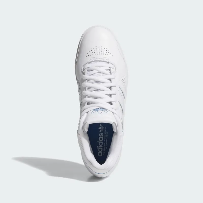 Adidas Tyshawn Shoes Cloud White / Blue Bird / Gold Metallic (JI0867)