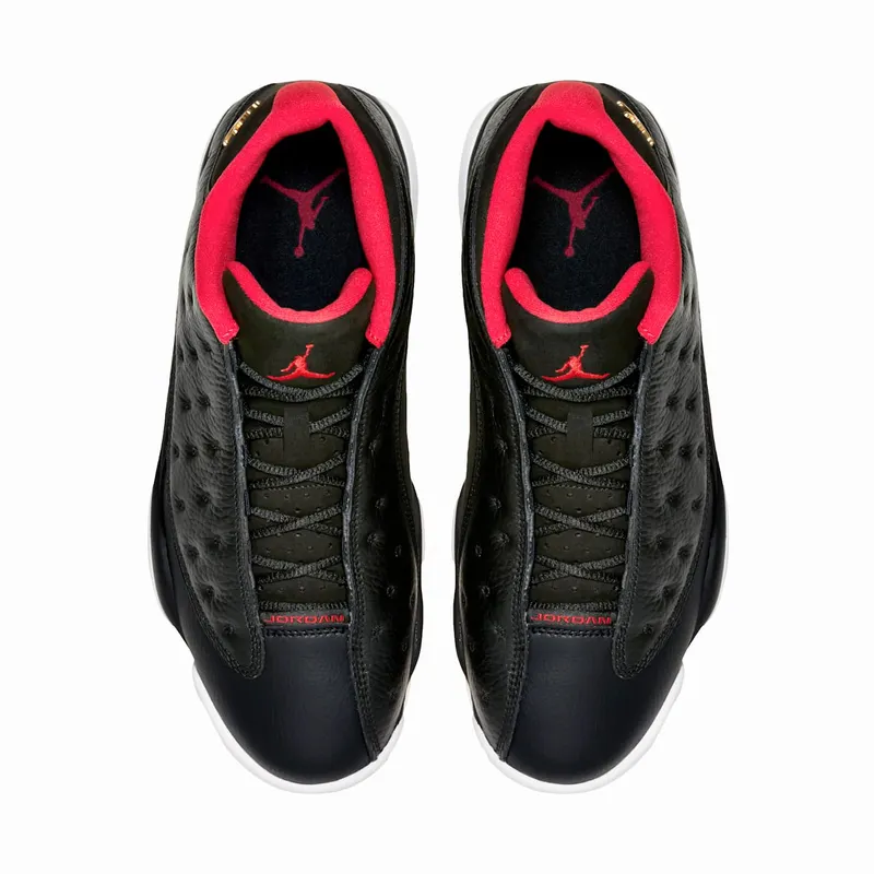 Jordan 13 Retro Low Bred Black/Metallic Gold-University Red-White (310810-027)