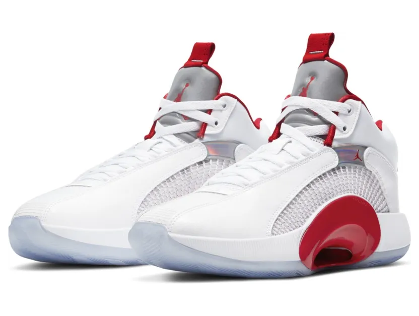 Jordan XXXV Fire Red (Icy Sole)