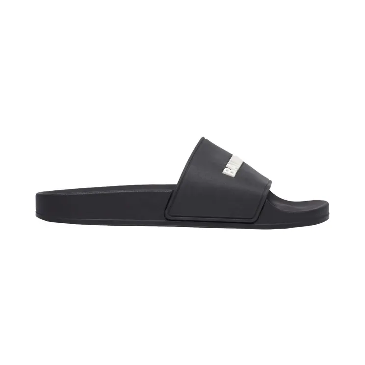 Balenciaga Pool Slide Black White (W) (565547W1S801006)
