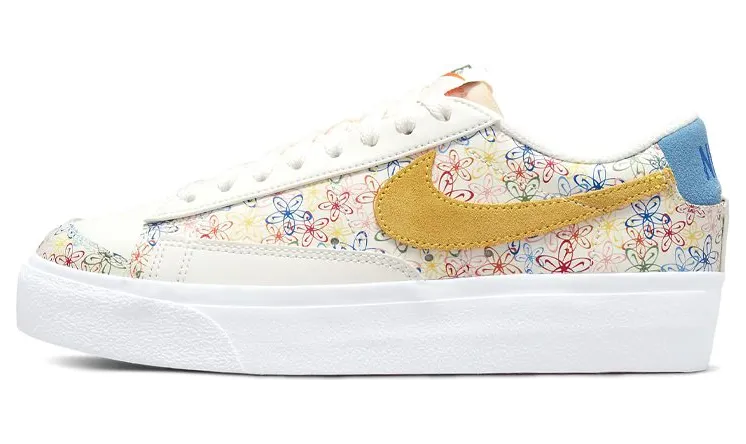 Nike Blazer Low Platform Floral Sail Sulfur (DV3210-100)