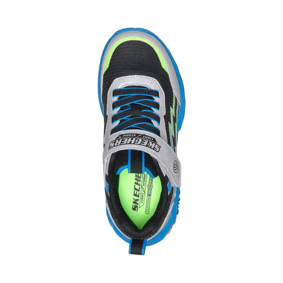 Skechers S-Lights: Light Storm 3.0 “Prism Tech Sneaker Silver” (400152CSMLT)