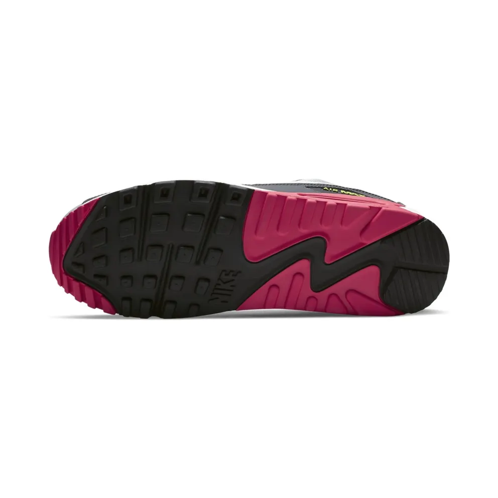 Nike Air Max 90 Wolf Grey Rush Pink Wolf Grey/Rush Pink-Volt-White (AJ1285-020)