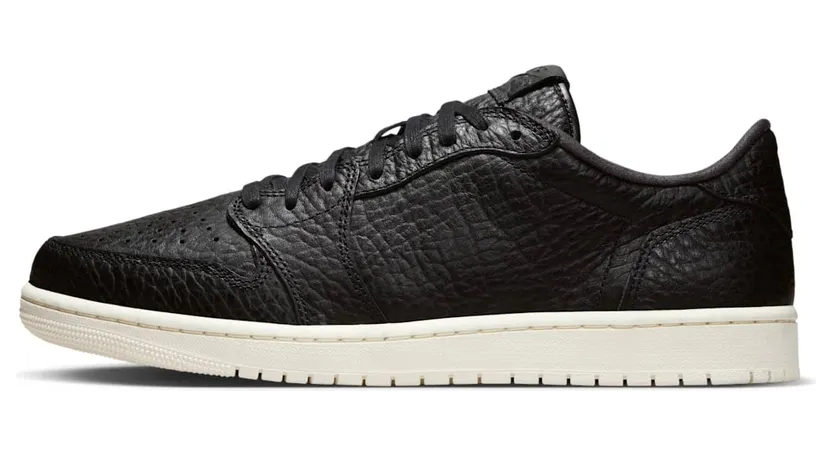 Jordan 1 Retro Low Swooshless Black (2025) ((2025) 848775-005)