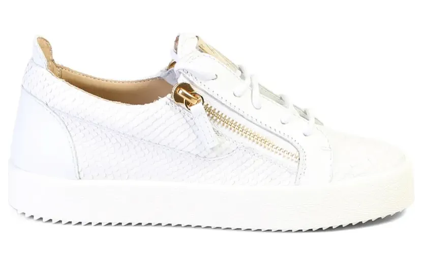 Giuseppe Zanotti ‘Nicki’ Sneakers mit Schlangenleder-Optik – Schwarz (RW70000014)