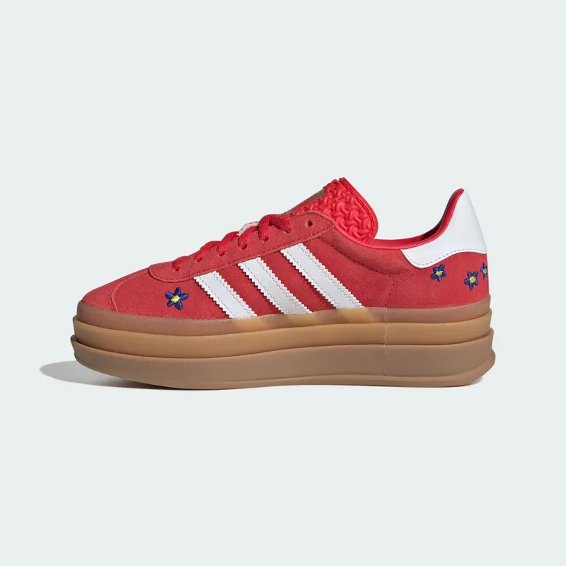 Adidas GAZELLE BOLD Shoes Pure Ruby / Cloud White / Gum (KI0374)