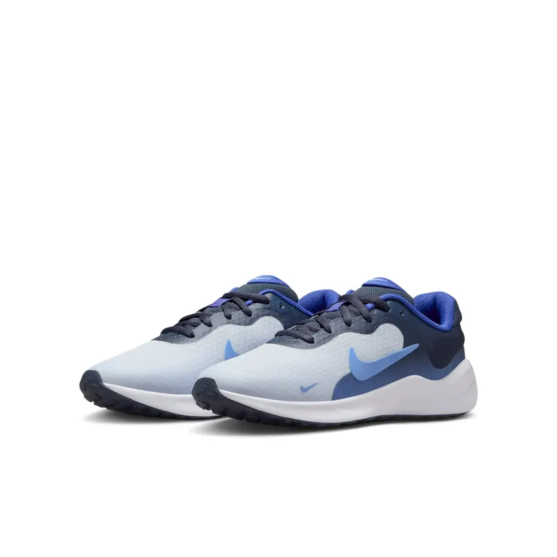 Nike Revolution 7 Football Grey Thunder Blue Astronomy Blue Royal Pulse (FB7689-007)