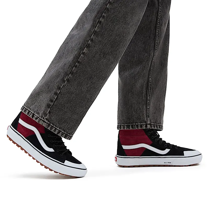 Vans Sk8-Hi MTE-2 HydroGuard Black Red Gum (VN0007NK458)