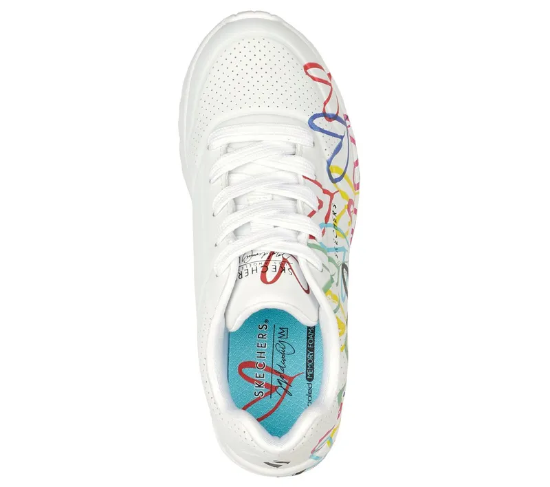 Skechers JGoldcrown: UNO Lite – Spread the Love Sneaker White