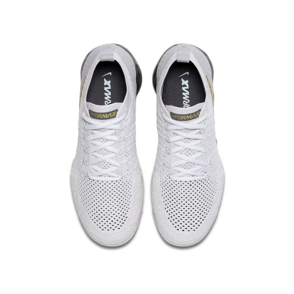 Nike Air VaporMax 2 Vast Grey Metallic Gold (W) Vast Grey/Metallic Gold-Pure Platinum (942843-010)