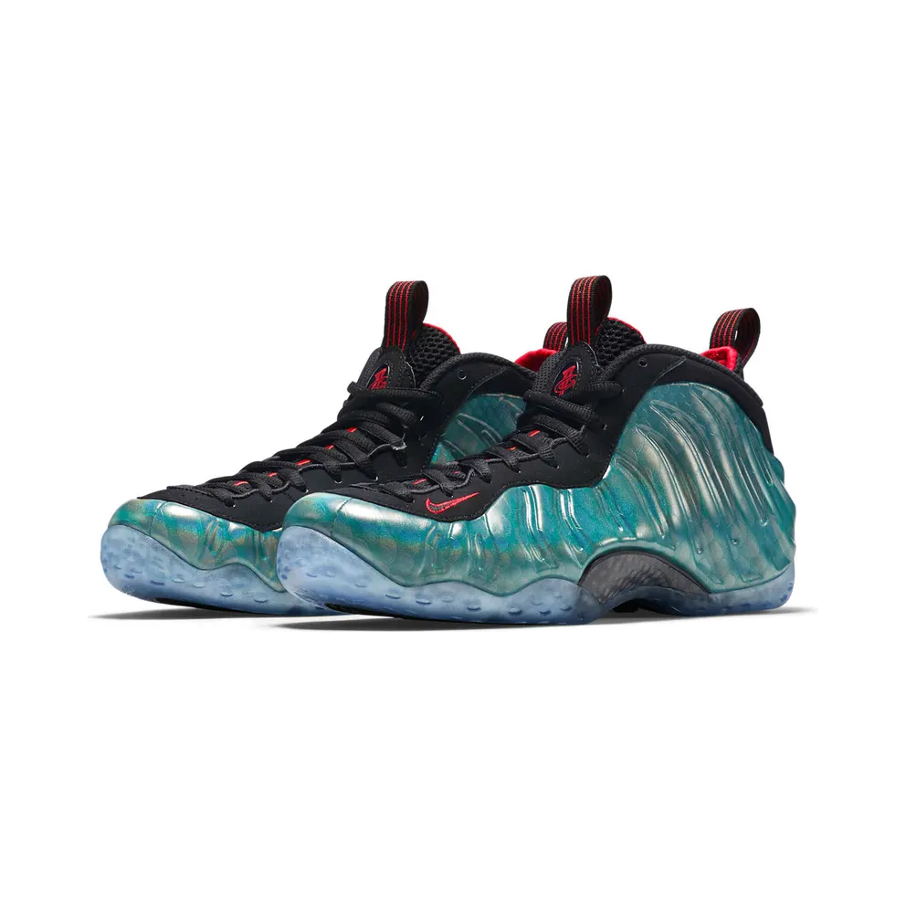 Nike Air Foamposite One Gone Fishing Dark Emerald/Challenge Red-Black (575420-300)
