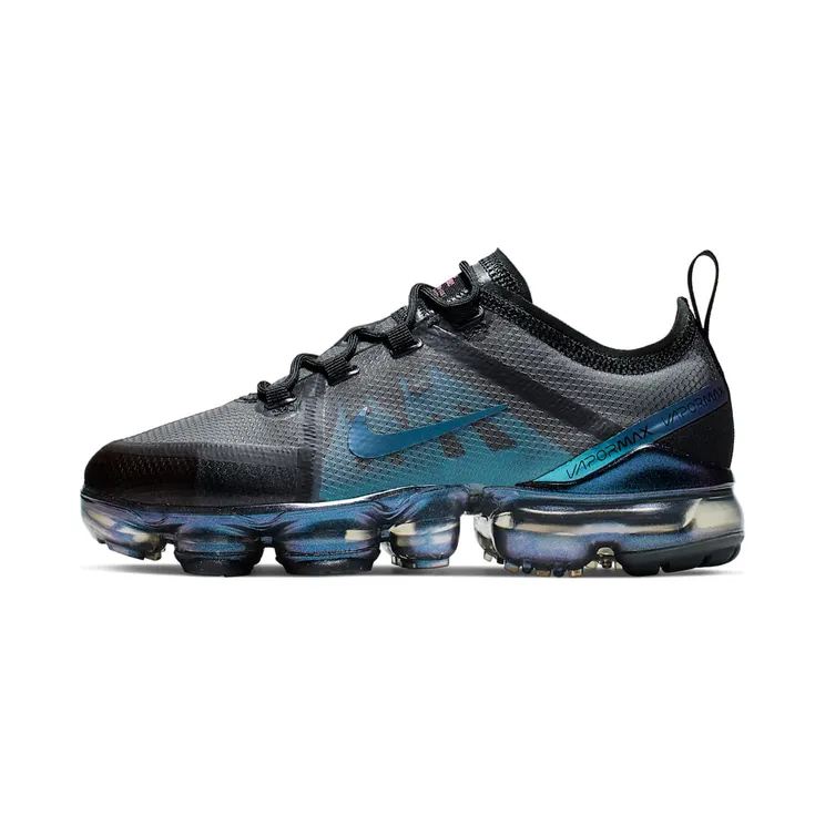 Nike Air VaporMax 2019 Throwback Future (GS) “Black / Anthracite / Laser Fuchsia” (AJ2616-003)