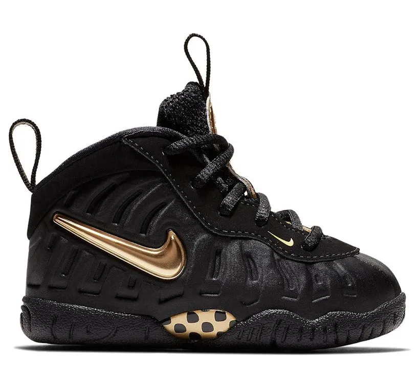 Nike Air Foamposite Pro Black Metallic Gold (843769-010)