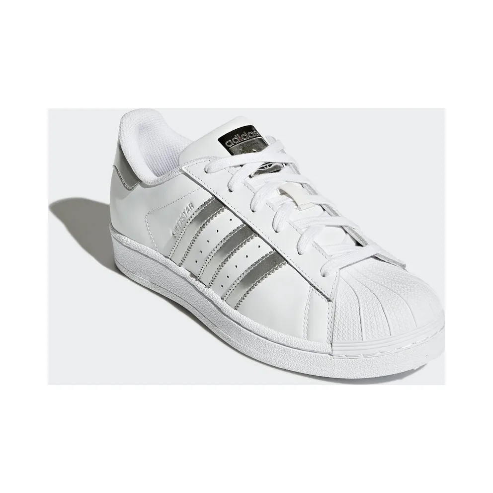 adidas Superstar White Silver Metallic Cloud White/Silver Metallic/Core Black (AQ3091)