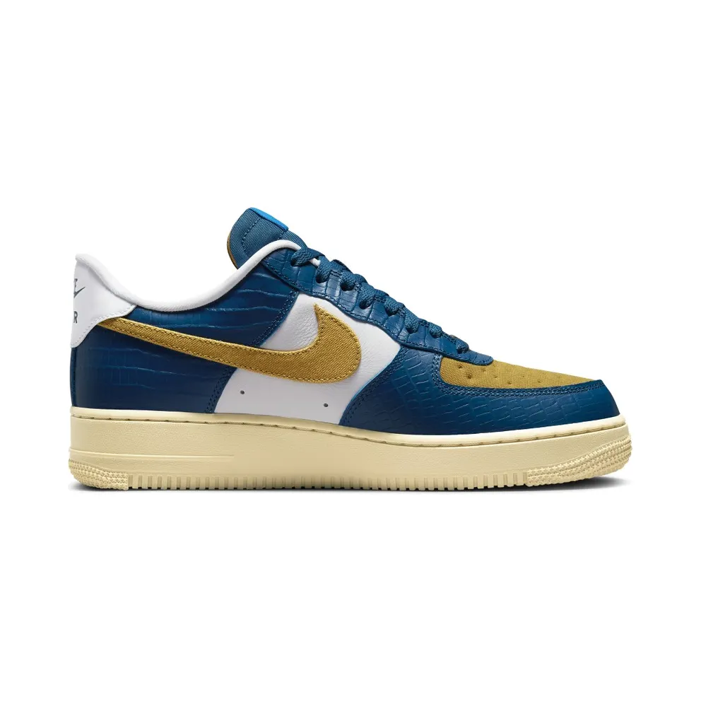 Nike Air Force 1 Low Undefeated Dunk Vs. AF1 Croc Blue Yellow (DM8462-400)