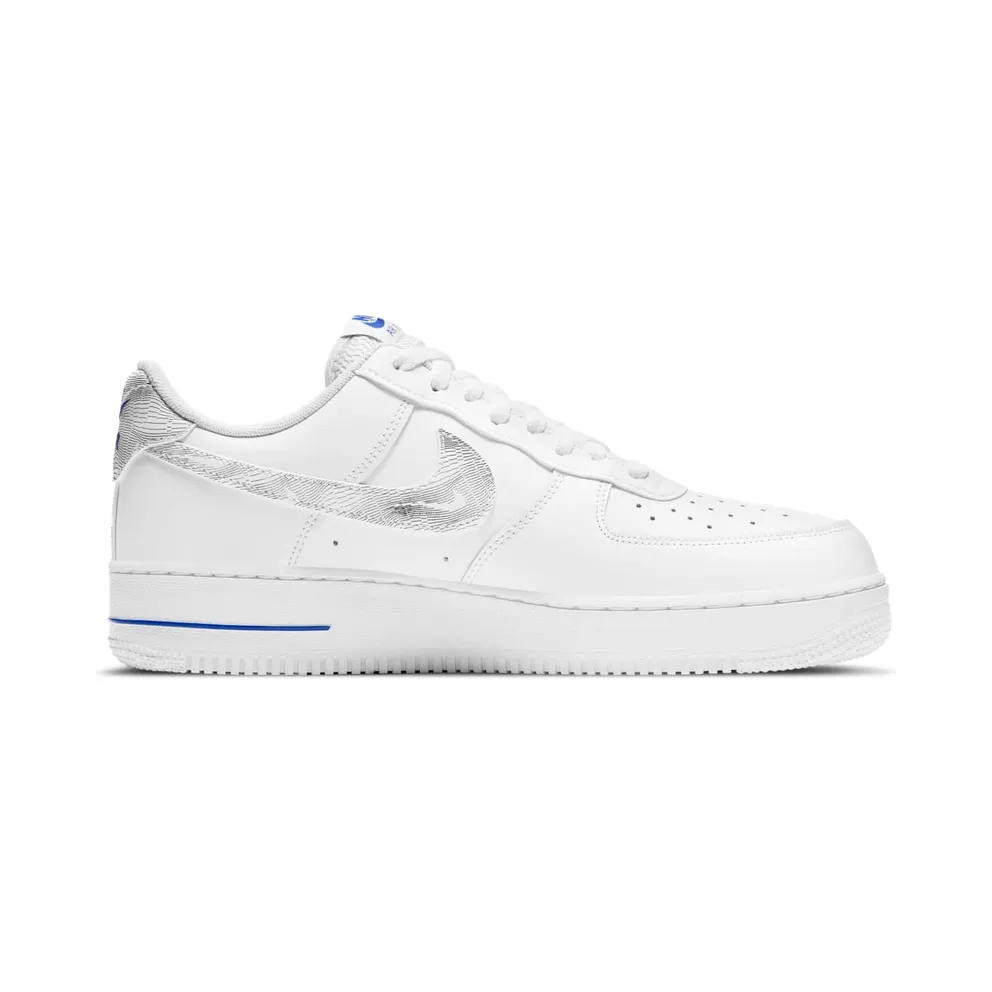 Nike Air Force 1 “White / Racer Blue / Black” (DH3941-101)