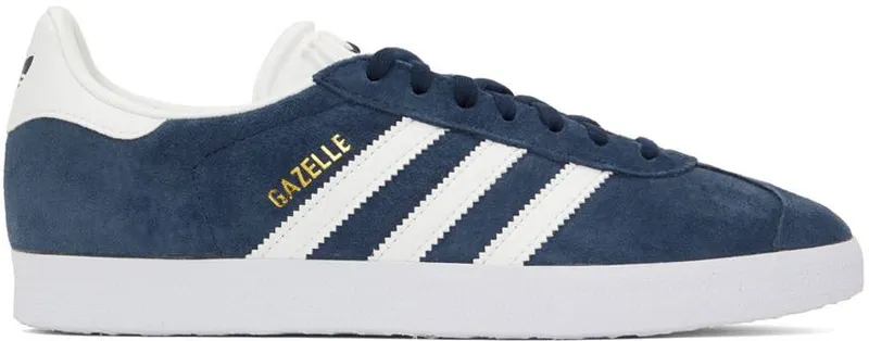 Adidas Gazelle Collegiate Navy / White / Gold Metallic (BB5478)